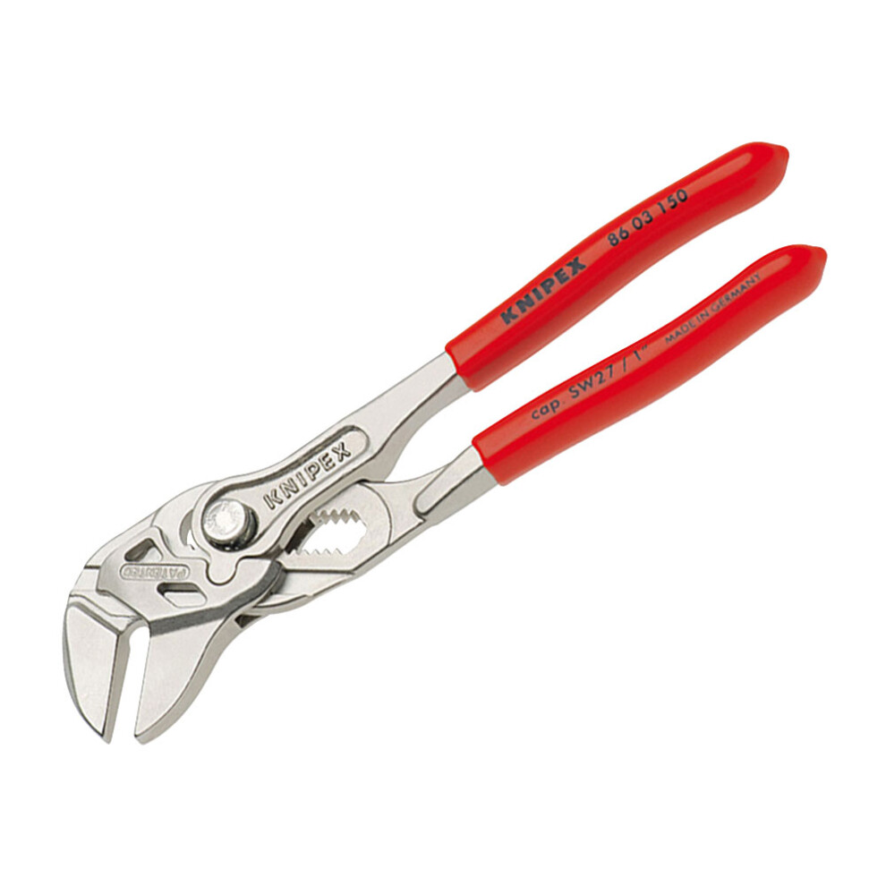 Knipex 86 03 150 SB Mini Plier Wrench PVC Grip 150mm - 27mm Capacity