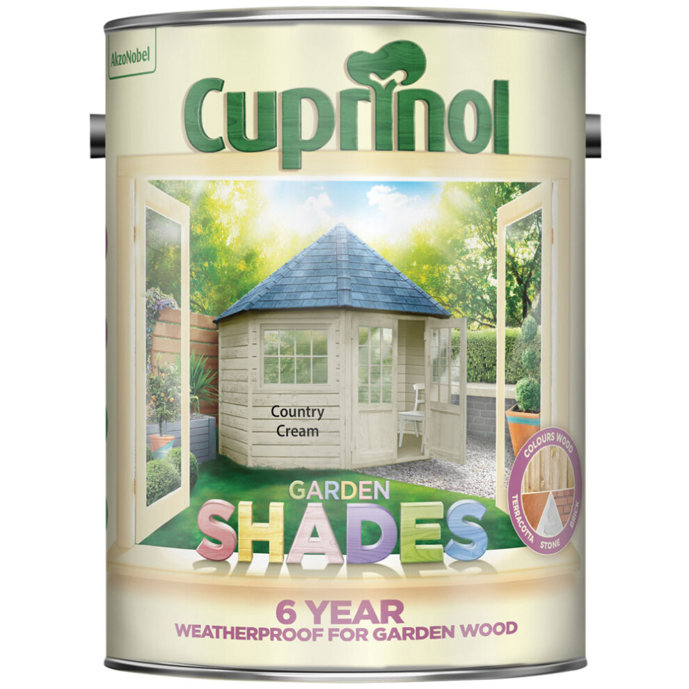 Cuprinol 5092590 Garden Shades Country Cream 5 Litre