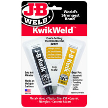 JB Weld KwikWeld 8276UK - Carded (2) 1 oz. Twin Tubes