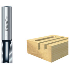 Trend TR12X1/4TC TR12 x 1/4 TCT Two Flute Cutter Long Shank 12mm x 19mm