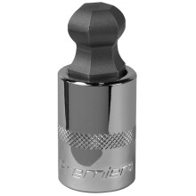 Ball-end Hex Socket Bit 17mm 1/2" Square Drive
