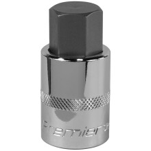 Sealey Premier Hex Socket Bit 1/2"Sq Drive 19mm SBH026