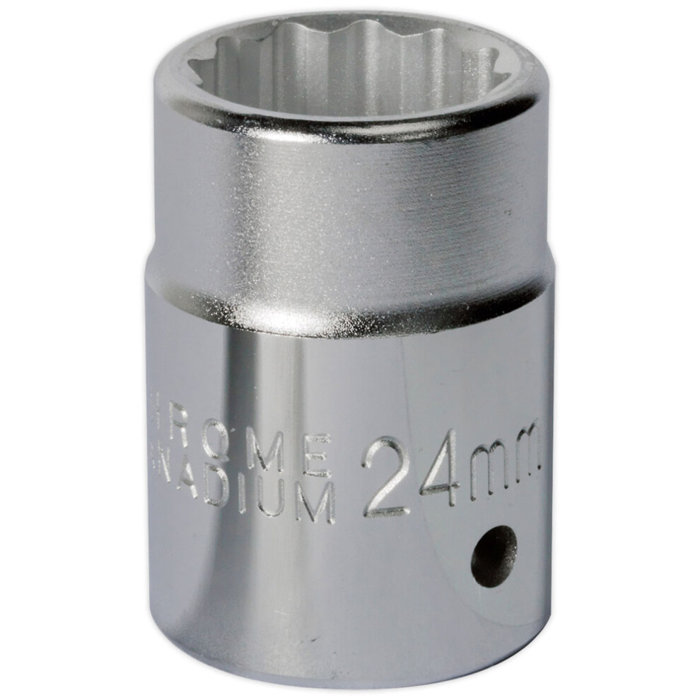 Sealey Walldrive® Socket 24Mm 3/4"Sq Drive