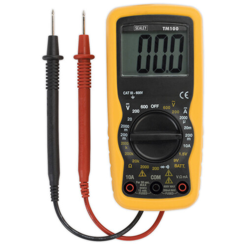 Sealey Professional Digital Multimeter - 6-Function