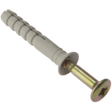 Forge 10HF640 Hammer Fixing & Plug M6 x 40mm Bag of 10