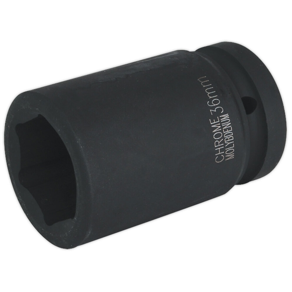 Sealey Impact Socket 36Mm Deep 1"Sq Drive