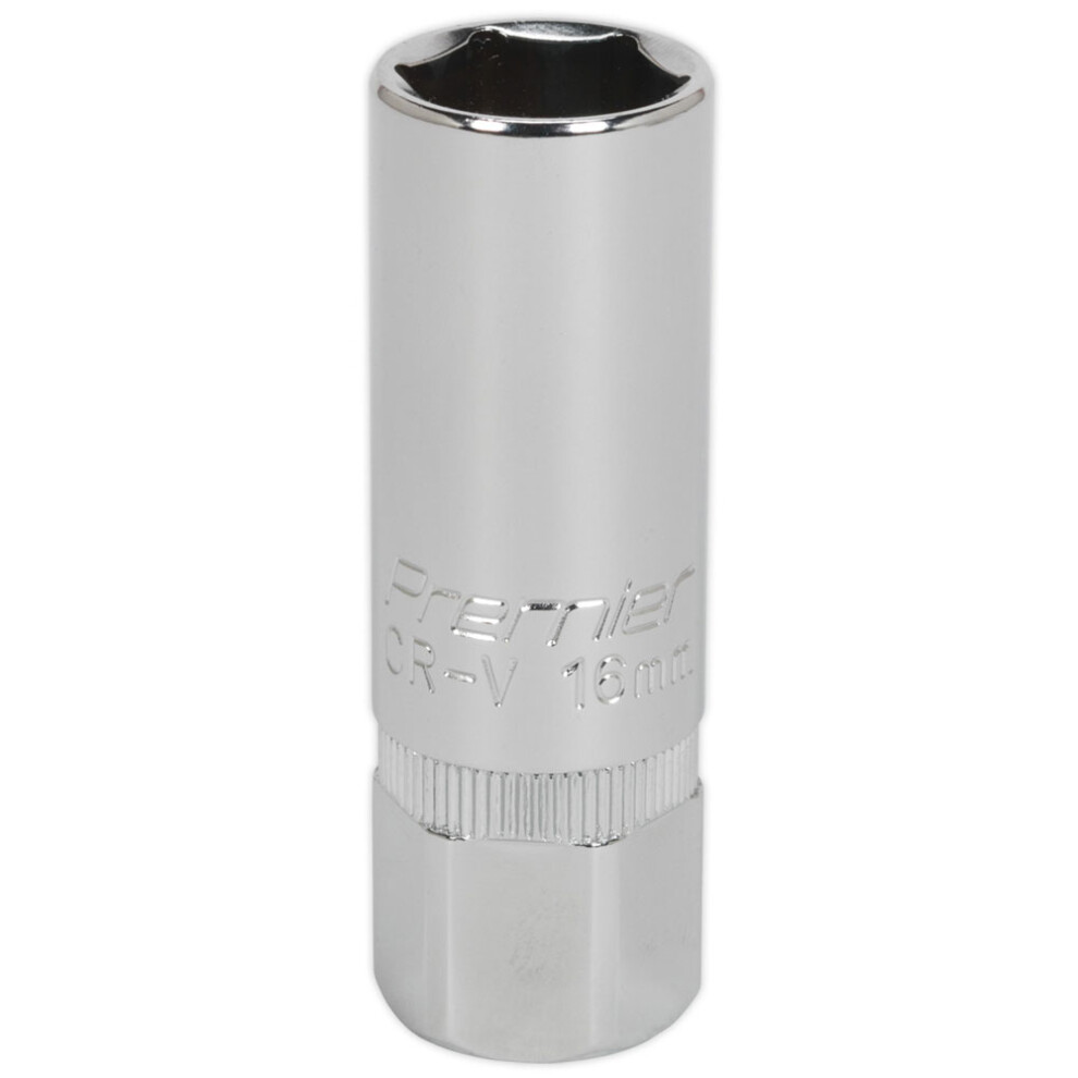 Sealey Spark Plug Socket 16Mm 1/2"Sq Drive