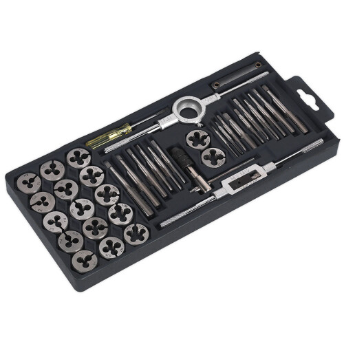 Sealey Tap & Die Set 40pc Split Dies - Metric