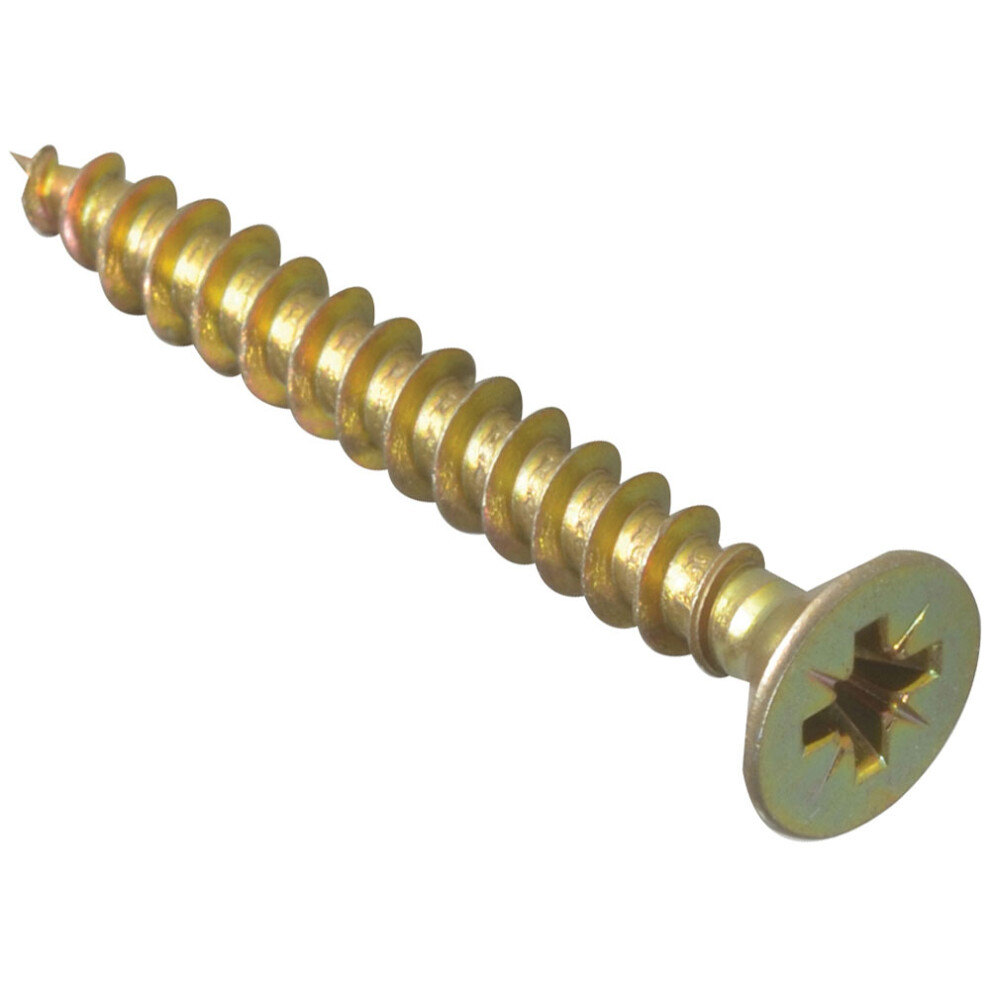 Forge MPS540Y Multi-Purpose Pozi Screw CSK ST ZYP 5.0 x 40mm Box of 200