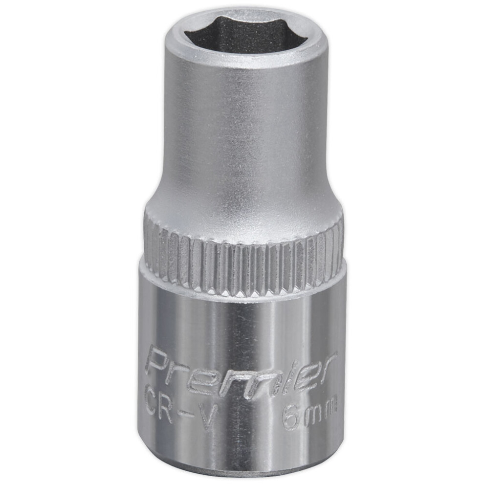 Sealey Walldrive® Socket 6Mm 1/4"Sq Drive