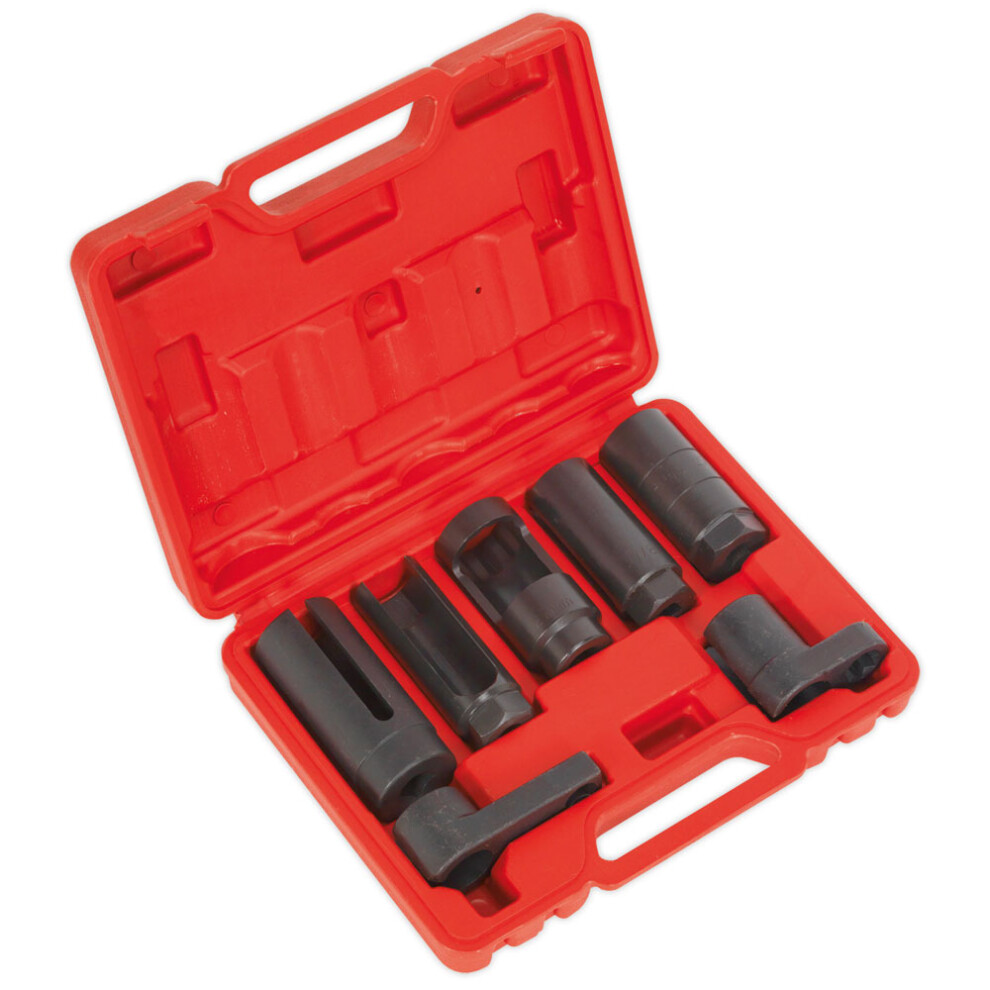 Oxygen Sensor Socket Set 7pc 3/8" & 1/2"Sq Drive