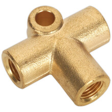 Brake Tube Connector 3/8"UNF x 24tpi 3-Way