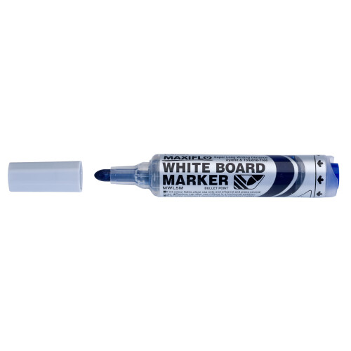Pentel Pentel MWL5M-C Whiteboard Bullet Tip Markers - Blue