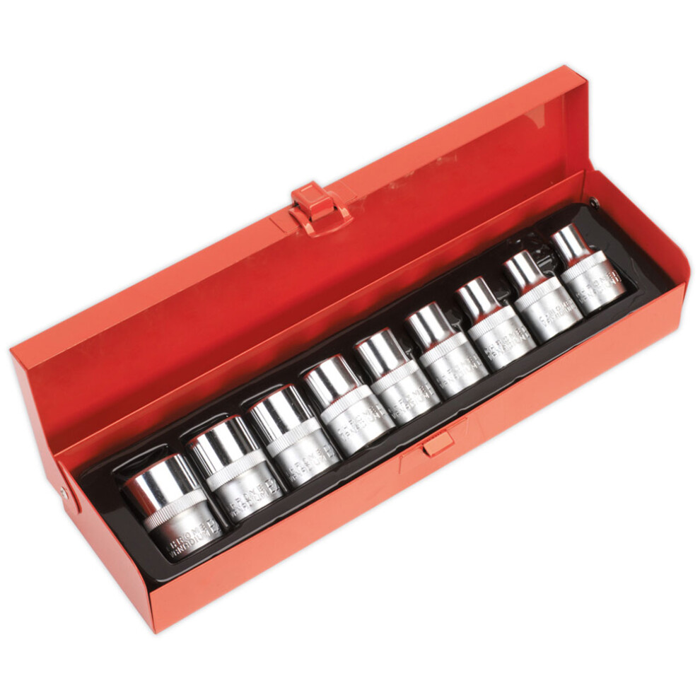 TRX-Star* Female Socket Set 9pc 1/2"Sq Drive E10-E24