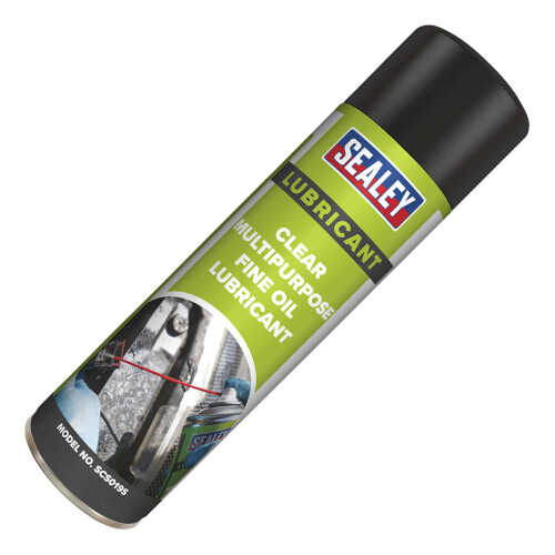 Sealey Clear Fine Oil Lubricant Multipurpose 500ml