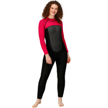 (6/8, Dark Cerise) Regatta Womens Full Surfing Watersports Back Zip Wetsuit - Dark Cerise