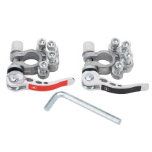 Corrosion Resistant Battery Terminal Connector Kit, Quick Release Disconnect 4 Way Positive Negative Terminals for SAE JIS Type A Posts Sturdy and