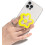 Expandable Kickstand Grip, Unique Transparent Daisy Flower Pattern, Multi-Functional Smartphone Accessory for Secure Handling (Yellow) 2