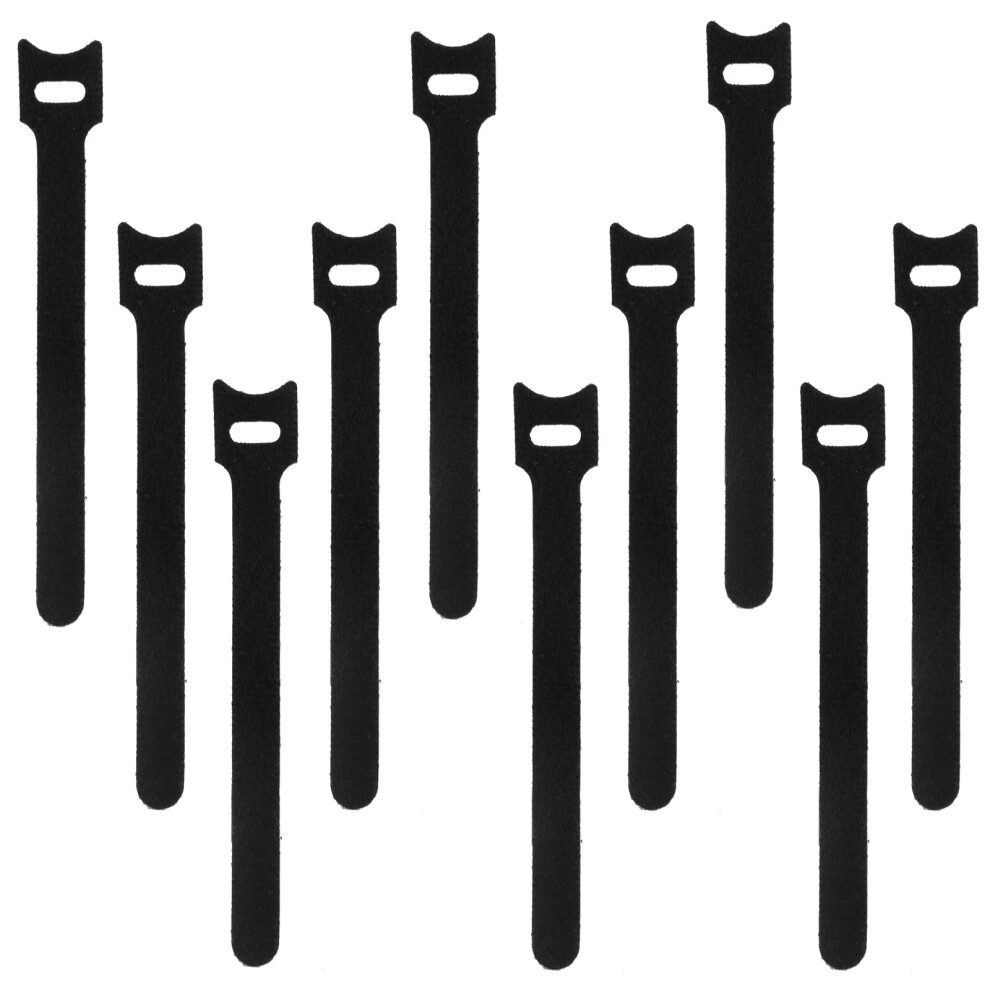 Cord Keeper, 50 Pieces Reusable Cable Ties For Multi-Purpose Wire Strapping, Black Pp+ Blended Material Ensures Longevity And Durability 9441426649335