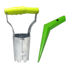 Gardeners Delight Automatische Bloembollenplanter met Grondafvoer voor het snel planten van bloembollen, inclusief roestvrijstalen tuingereedschap.