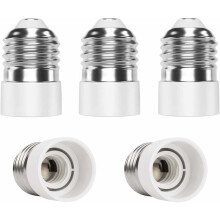 Adaptador de lâmpada ecológico, conversor de soquete retardante de chamas e resistente a altas temperaturas, compatível com diversas luminárias,
