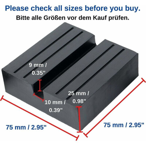 Easy Installation Universal Jack Pad, Frame Rail Protection for Smooth Car Lifting 1