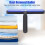 Super Sticky Blue Silicone Static Dust Removal Roller 4in per Elettronica e Schermi 4