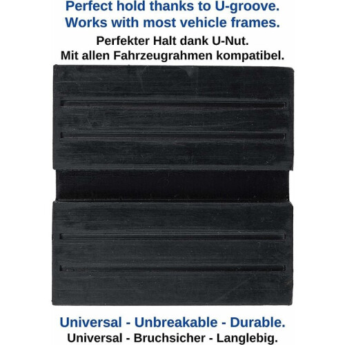 Easy Installation Universal Jack Pad, Frame Rail Protection for Smooth Car Lifting 2
