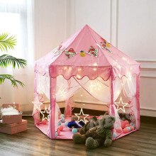 Dromerig kasteel voor jouw prinses, eenvoudig op te zetten speeltent voor onvergetelijke speelmomenten binnen en buiten.
