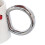 White Ceramic Coffee Mug 500g Simple Stylish Tea Cup with Round Handle 5