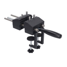 Guantiera da banco per falegnameria, morsa con ganascia da 85mm, capacità da 120mm, ideale per molatura e perforazione