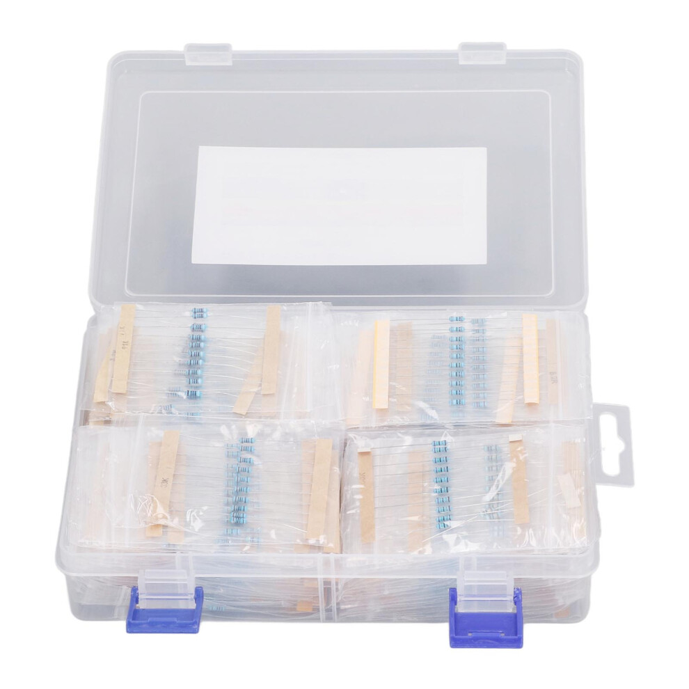 1450Pcs Metal Film Resistor Kit 1/4W, 1Î© To 1Mî© Assortment 7901369667435