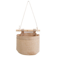 Stylish Multipurpose Laundry Bin, Hanging Storage Bag With Linen Lining, Compact And Convenient With Short Handles For Easy Carrying (1 Unit)