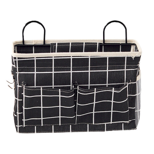 Bedside Storage Organizer, Easy Installation with Velcro Straps for Hotel Restaurant