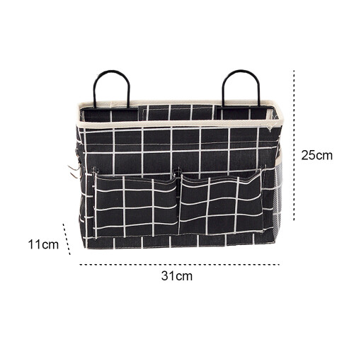 Bedside Storage Organizer, Easy Installation with Velcro Straps for Hotel Restaurant 1