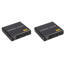 2X 4K HDD Media Player 1080P Horizontal and Vertical Digital Video Player with USB Drive/ Cards US Plug