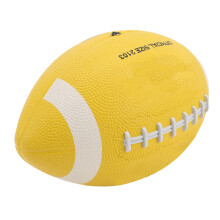 Gelbes Gummirugbyball Größe 3 für Anfänger & Teen-Training