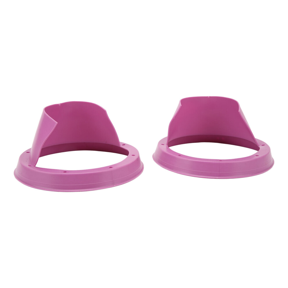 6.5In Silicone Car Speaker Baffle Kit Shock Absorption Spacer Purple 4321369672100