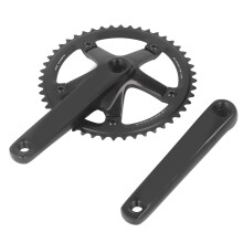 48T Black Aluminum Alloy Bicycle Crankset for Mountain Road Fixed Gear