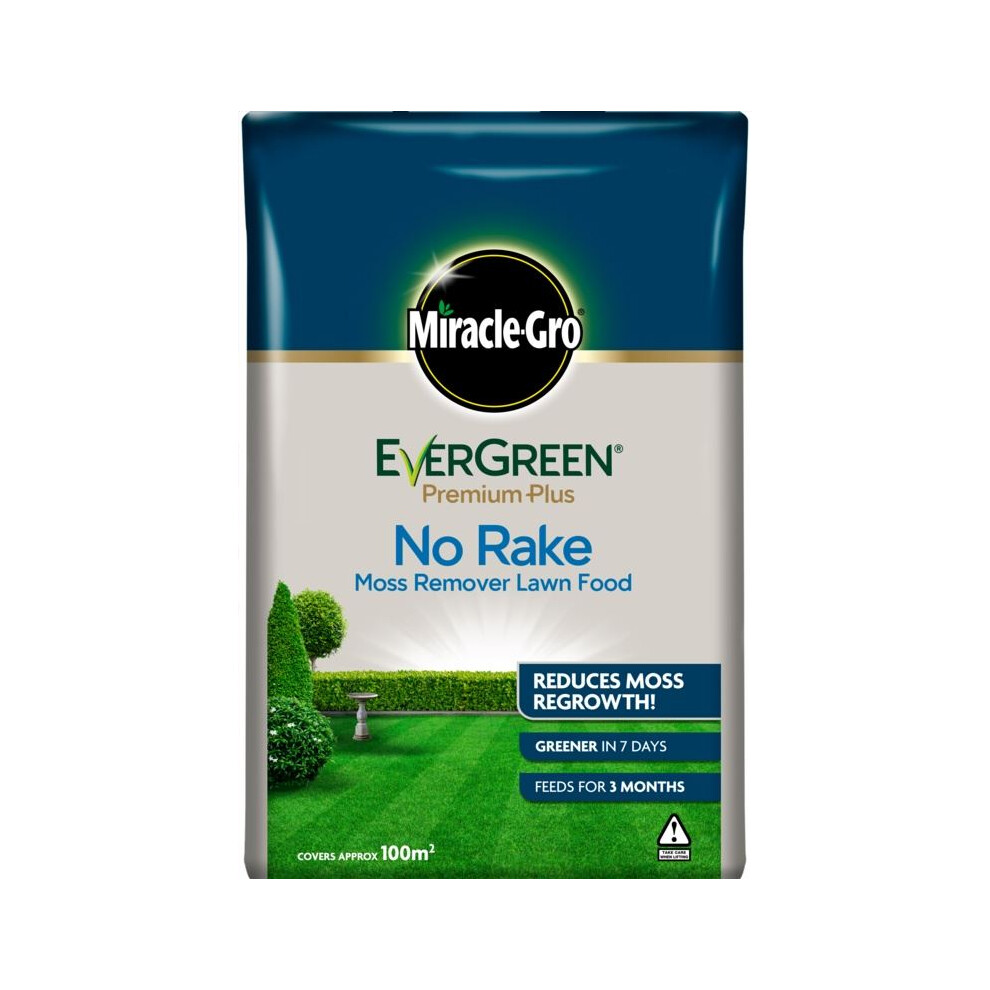 Evergreen No Moss No Rake Moss Remover Lawn Feed 100m (119531)