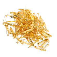 200 Stück goldene Sicherheitsnadeln 4,1 cm rostbeständiges Metall große Sicherheitsnadeln