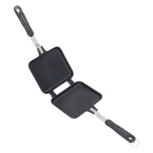 Aluminiumlegierung Double-Sided Panini Sandwich Maker | Antihaft-Kipp-Pfanne