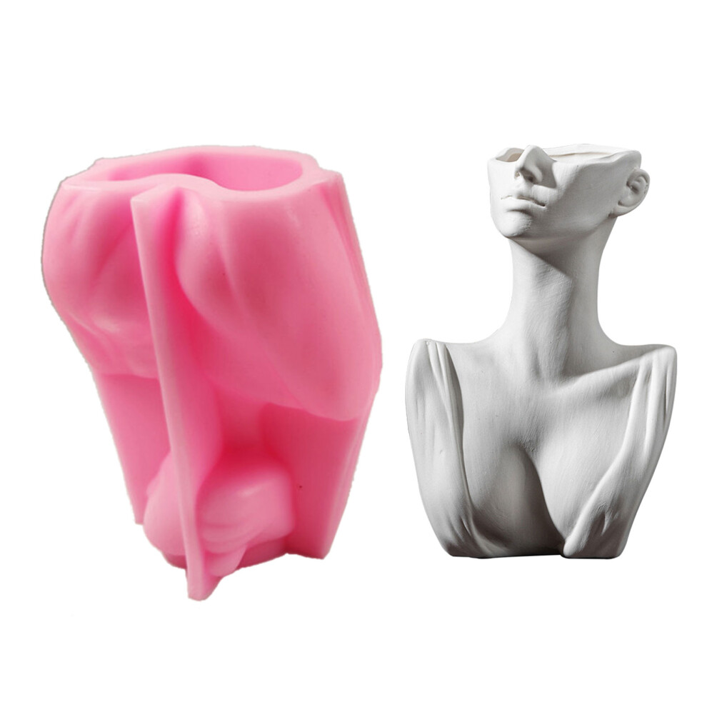 Silicone Mold Ceative Human Body Flower Pot Mould Vase Planter