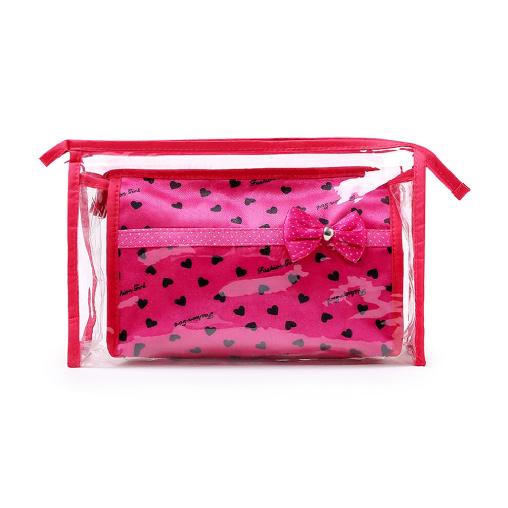 Multipurpose Organizer, Breathable Quick Drying Handbag Insert with Smooth Zipper, 2 Pcs Cosmetic Pouch for Clear Pockets Sort Items, Durable Storage