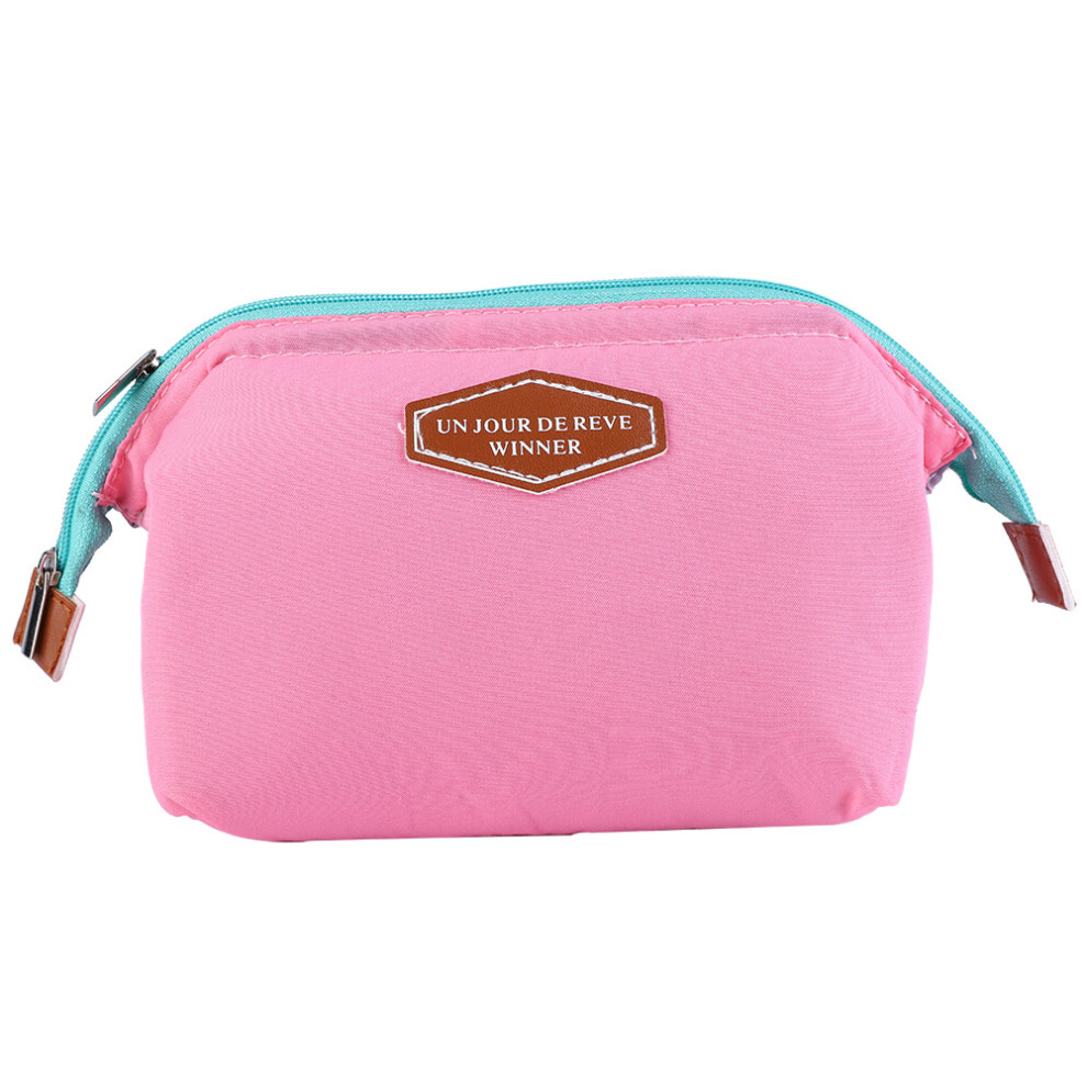 Eco-friendly Travel Organizer, Non-toxic Large Capacity Makeup Bag for Women, Cute Fabric Waterproof Nylon Toiletry Pouch with Spacious Design,