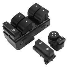 Elrudekontakt, Master Control Premium kvalitet ABS plastik, Funktionsmatchning Chevrolet Silverado, GMC Sierra, Direkte udskiftning 1999-2002 modeller