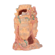 Rifugio in resina per rettili, rifugio multiuso per animali domestici per acquari e paesaggistica, ornamento decorativo per acquario con tema dei