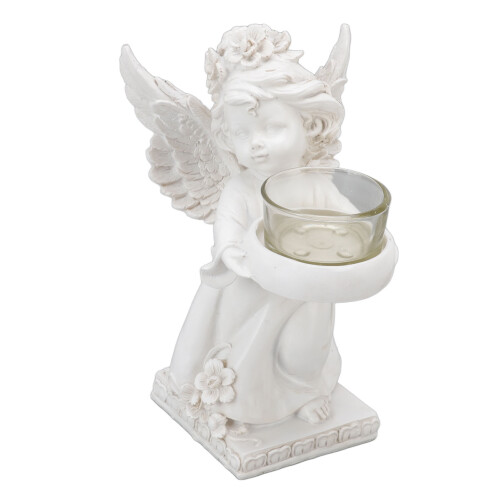 Διακοσμήσεις μνημείων Angel Wings, κομψό και ρομαντικό ειδώλιο ρητίνης για ρεσώ για 2
