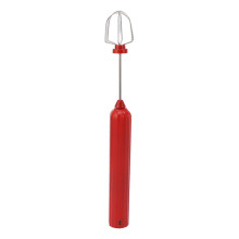 Portable Red Hand Mixer - Stainless Steel USB Charge 3 Speeds