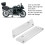 2 Pcs Silver Saddlebag Latch Covers Fits Harley Touring 1993-2013 5